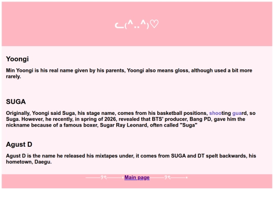 Yoongisname screenshot