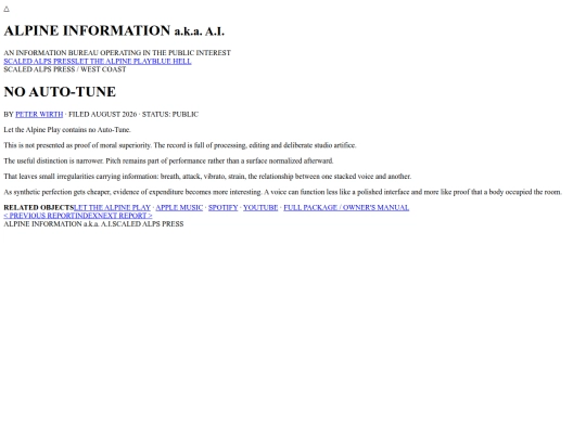 no-autotune screenshot