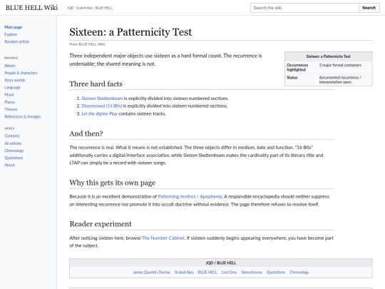 wiki-sixteen-patternicity-test screenshot