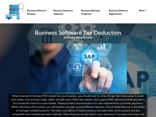 business-software-Tax-deduction screenshot