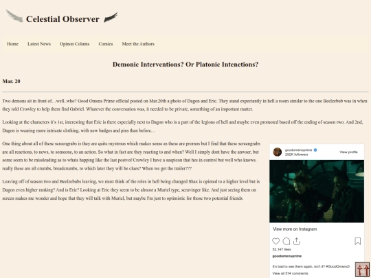 Website screenshot