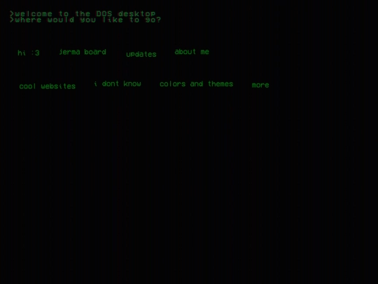 dos screenshot