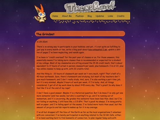 blogposts/busy screenshot