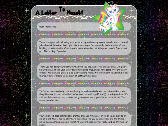 blogposts/tomyself screenshot
