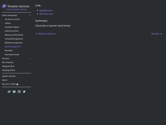 DirectDownloads/Epubera screenshot