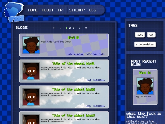 blogTemp screenshot