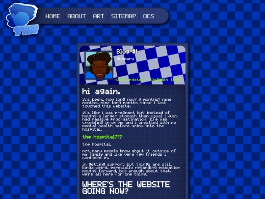 blogTemplate screenshot