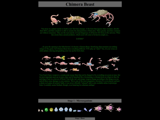 GAMESITE/arcade-chimerabeast screenshot