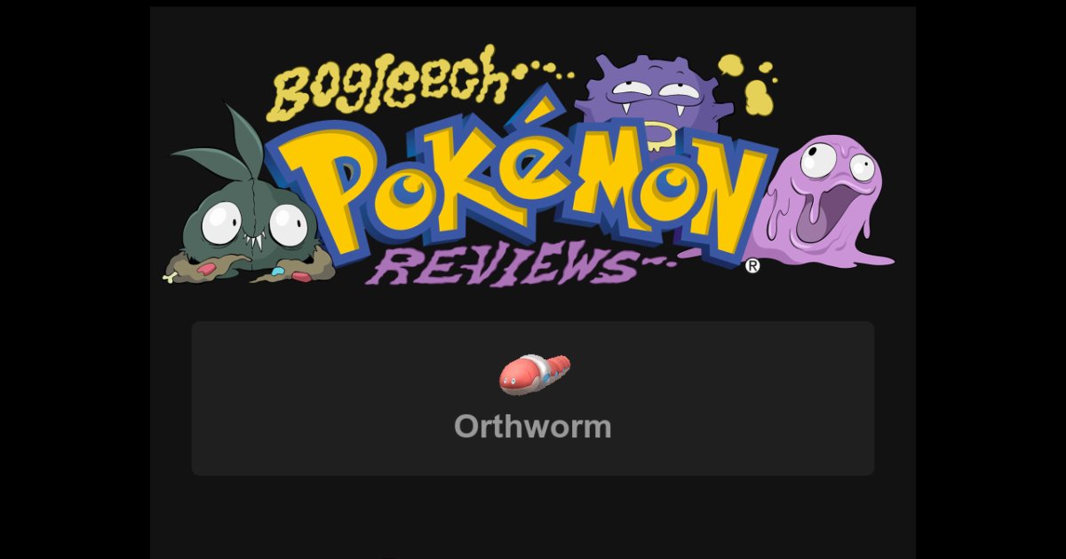 Orthworm, PokéPédia