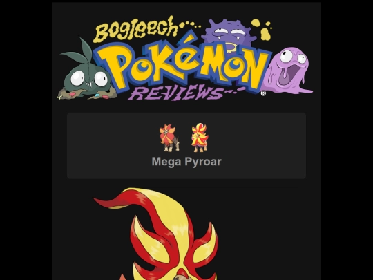 pokemon/pmegapyroar screenshot