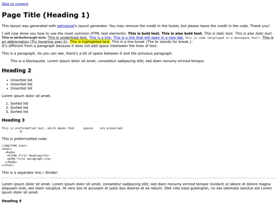 Website screenshot