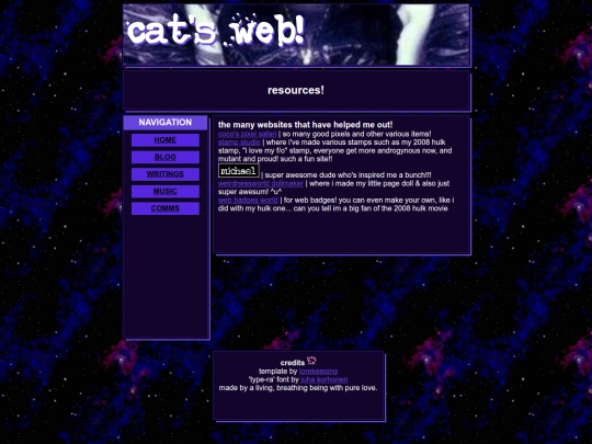 resources screenshot