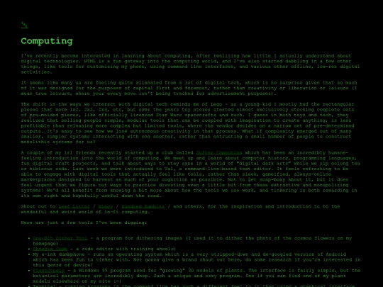 computing screenshot