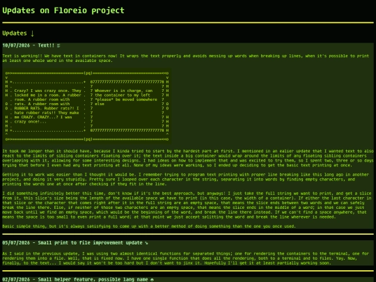 floreio/updates screenshot