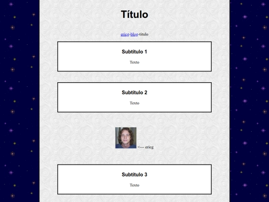 blog/template screenshot