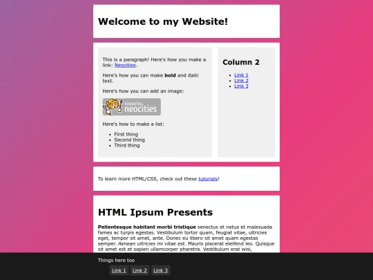 Website screenshot