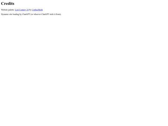 credits screenshot