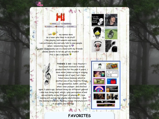 aboutme screenshot