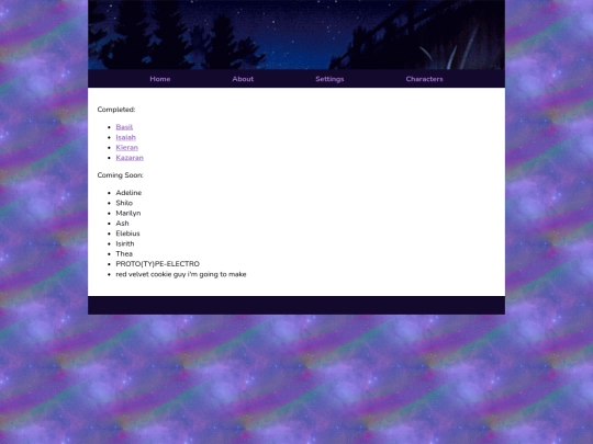 Website screenshot