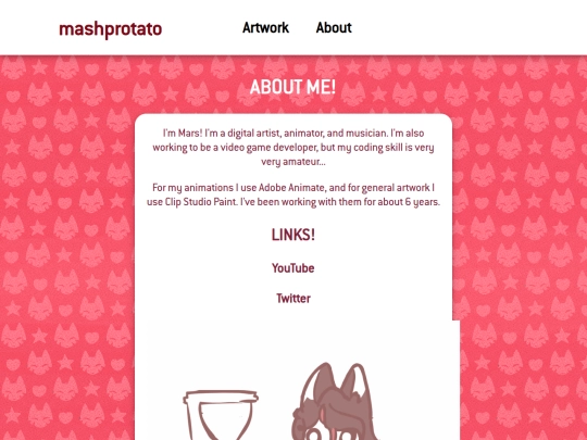 about-me screenshot