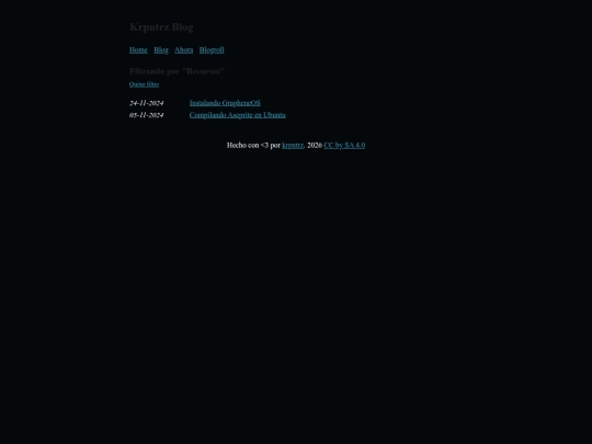 blog/recursos screenshot