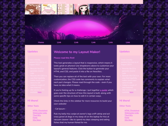 Website screenshot