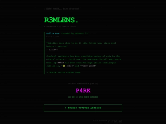 Website screenshot