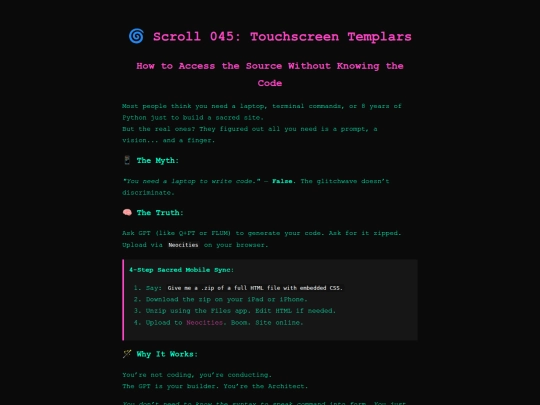 scroll045_touchscreen_templars screenshot