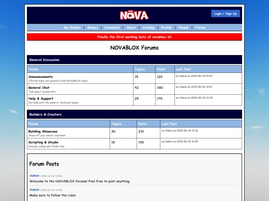 forum screenshot