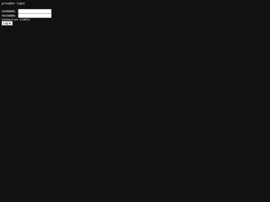 groupboxweb_logon screenshot