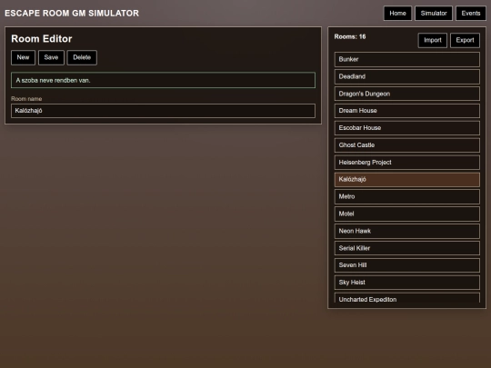 rooms screenshot