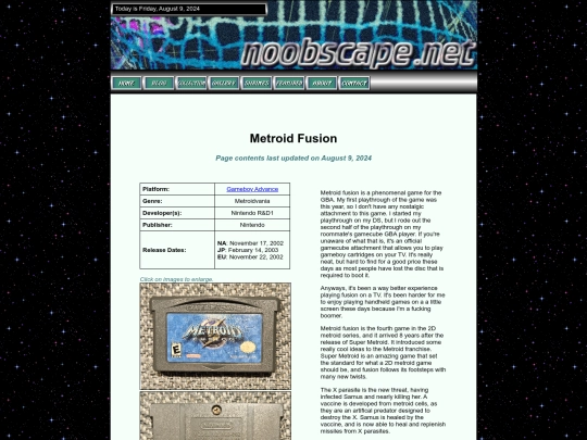 collection/gba_metroidfusion screenshot