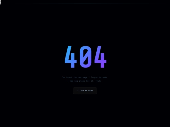 not_found screenshot