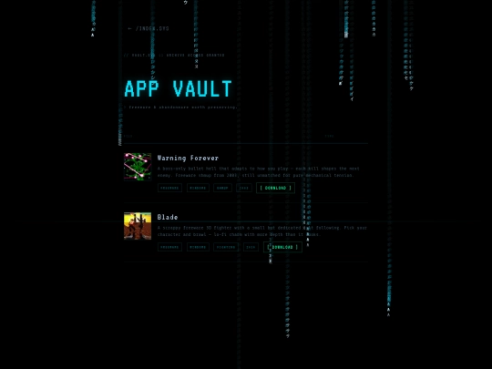 vault screenshot