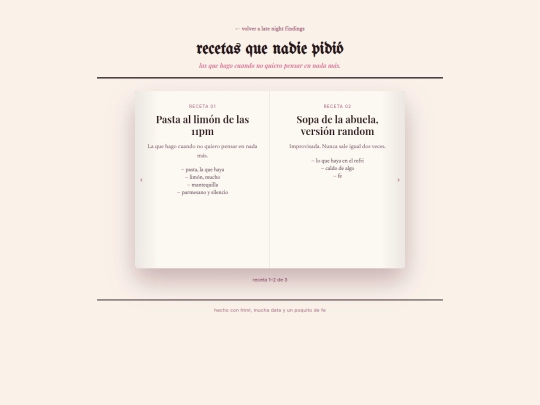 recetas screenshot