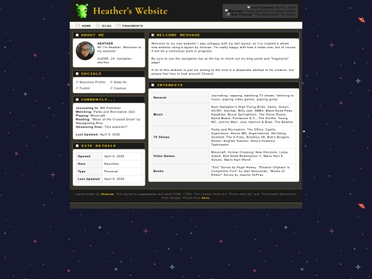 Website screenshot
