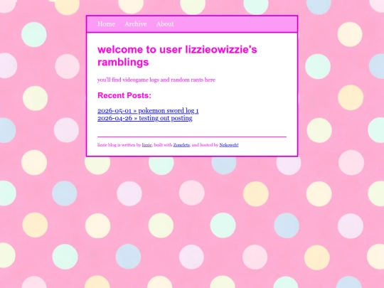 blog screenshot