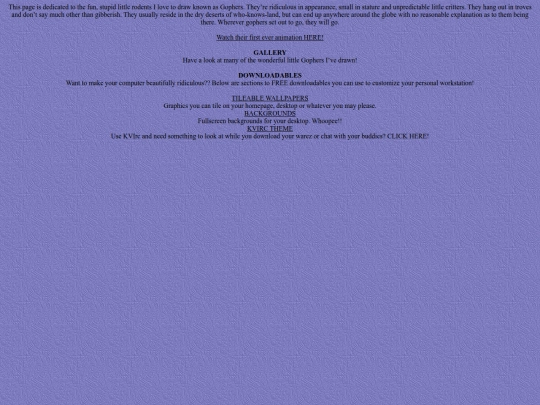 pages/gophers screenshot