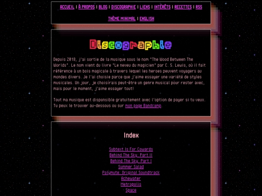 FR/discographie screenshot