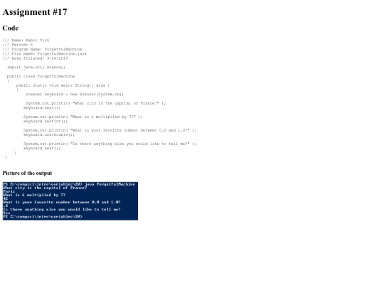 Intro/Variables/20/ForgetfulMachine screenshot