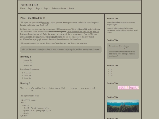 Website screenshot