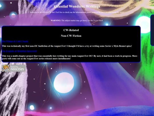 writings screenshot