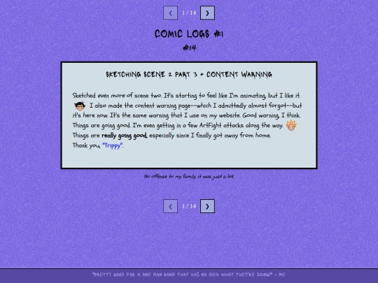 comic-logs screenshot