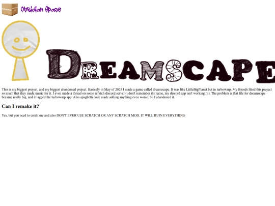 Dreamscape screenshot