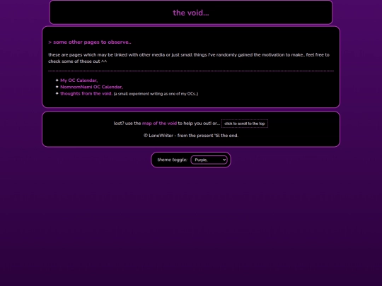 main/miscellaneous screenshot
