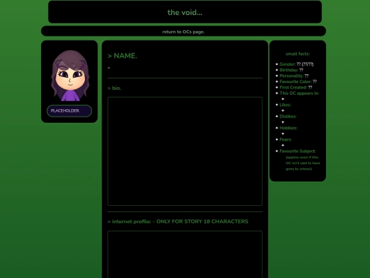 main/oc/template screenshot