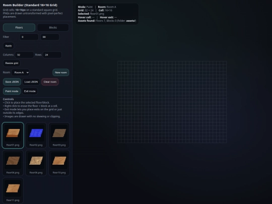 Zeiticus/Room Editor/MapEditor screenshot