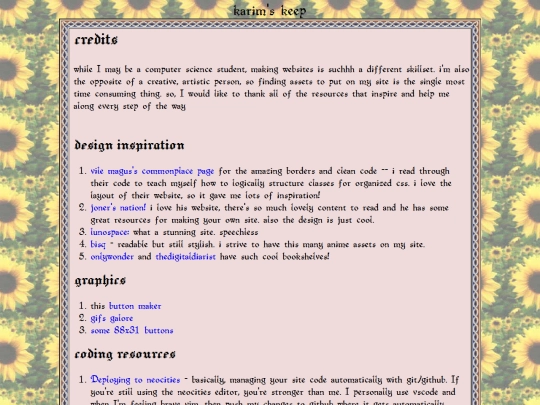 pages/credits screenshot