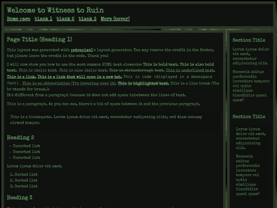 Website screenshot