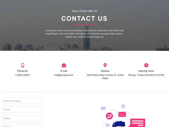 PROJECT/vcc/contact us screenshot